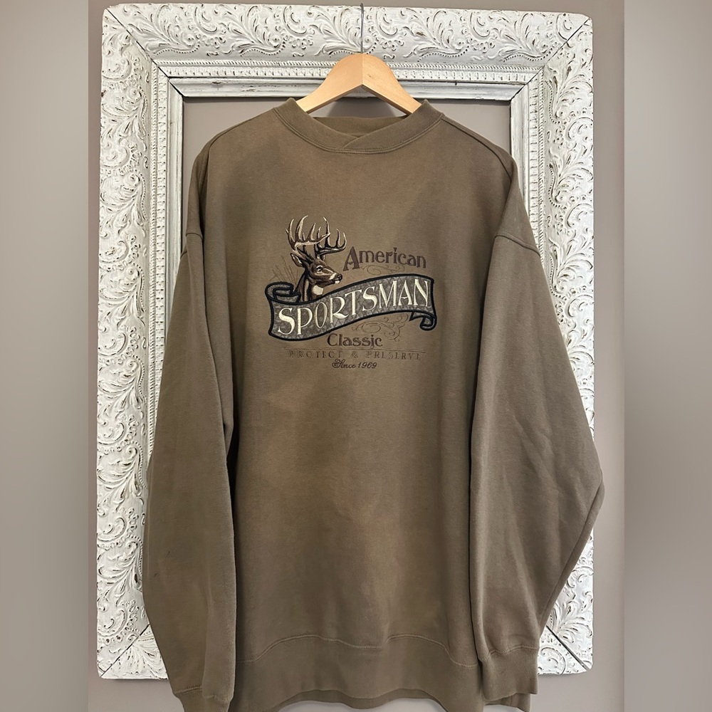 Vintage Lost Terrain American Sportsman crewneck sweatshirt. Size 2XL. ❣️